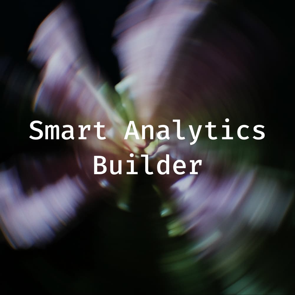 Smart analytics builder